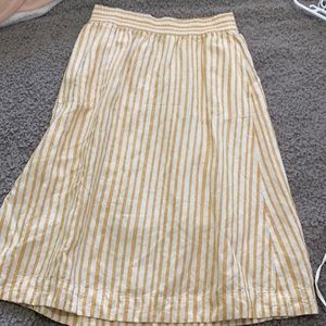 Yellow Madewell maxi skirt